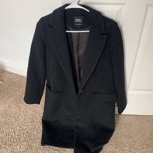 Zara Winter black coat